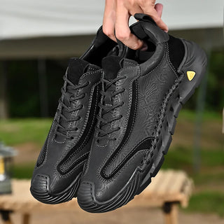 High Quality Men's Casual Shoes Handmade Leather Slip On Loafers Fashion Business Flats Leather Shoes Outdoor Sneakers Moccasins