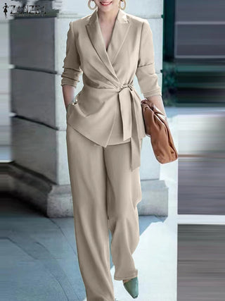 Elegant Office Lady Blazer Suits