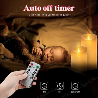Battery Powered Flickering Flame Flameless Candles