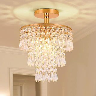 Small Crystal Ceiling Pendant Light