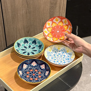 Ceramic Bohemia 6pcs Appetizer Plate