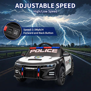 Police Alert Tones 12V Cop Toy Car
