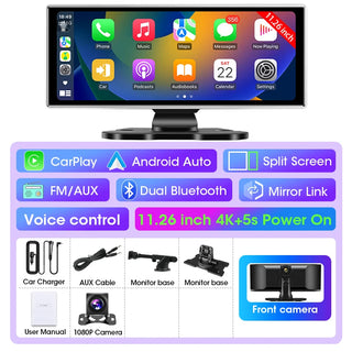 Wireless Navigation Carplay Dash Cam