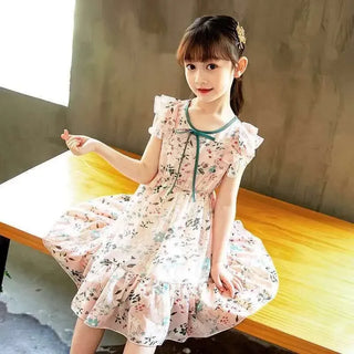 Girls Sleeveless Wedding Party Dress