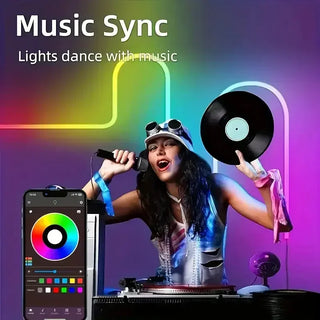 Music Sync Neon Ribbon Rope Light