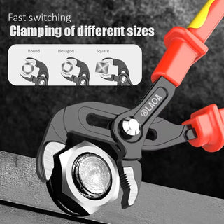 LAOA high-voltage insulated water pump pliers 1000V tool with large opening, labor-saving, durable and safe