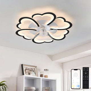 Modern Sleek Ceiling Fan LED Light