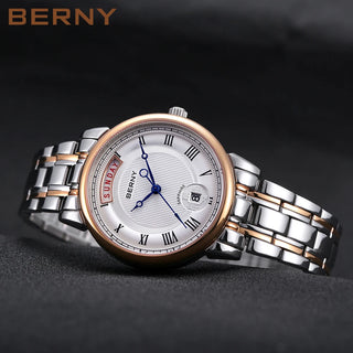 Sapphire Glass Roman Numerals Women Wristwatch