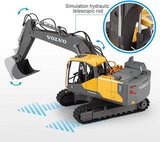 Children's RC Excavator Alloy Crawler Digger