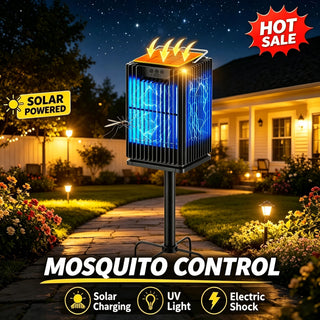 Solar-Powered Cordless Bug Zapper