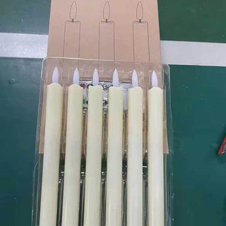 Flameless Candles Flickering with Remote Battery Operated Led Warm 3D Wick Candles Light Pack of 6 Christmas Home Wedding Decor