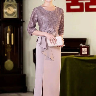 Elegant Ruffles Patchwork Stain Dresses Women Wedding Evening Party Dresses Robe Summer Flower Embroidery Beading Vestidos J887