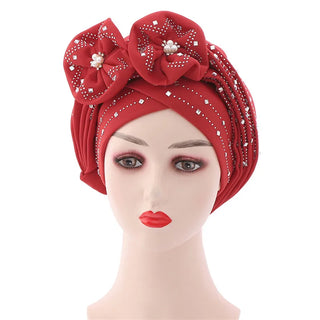 African Turban Braids Headscarf Bonnet
