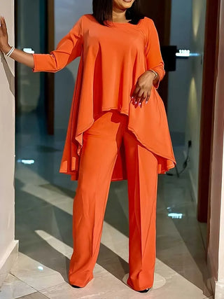 Elegant Women 3/4 Sleeve Pant Sets