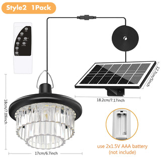 Adjustable Color Changing Solar Garden Lamp