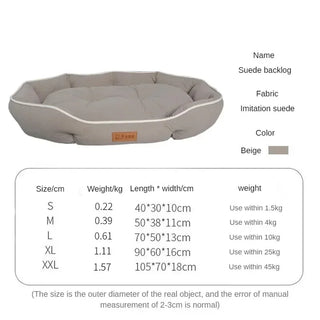 Home Dog Plush Pet Bed