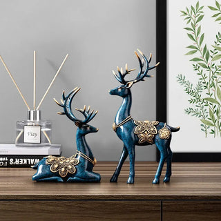 Deer Resin Art Sculpture Figurine
