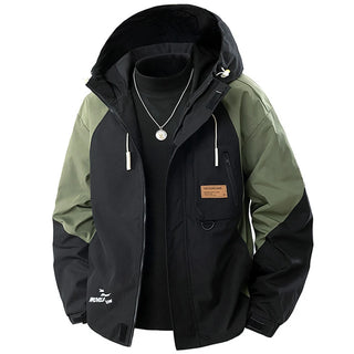 Hooded Windbreaker Loose Jacket