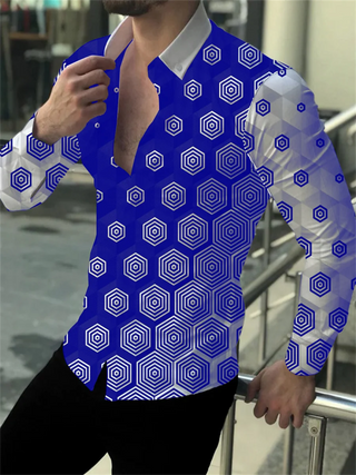 Soft Comfortable Lapel Men's Shirt