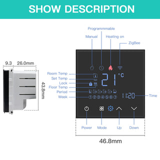 Smart Electric Voice Control Thermostat