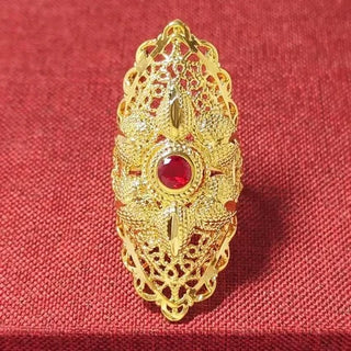 Stunning Jewelry Adjustable 18K Gold Ring