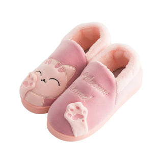 Plush Indoor Thermal Furry Warm Slippers
