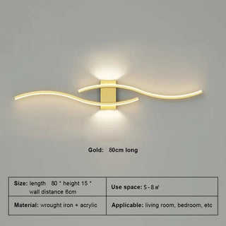 Modern Long Strip Wall Lighting