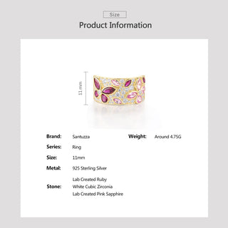 Fine Sapphire Pure 925 Sterling Rings