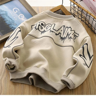 Handsome Boys Casual O-neck Sweatshirt