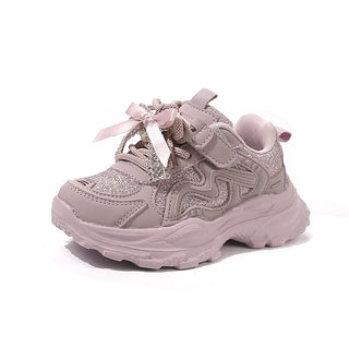 Korean Style Sport Shoes For Girls Luxury Sequins Teenager Girl's Sneakers EVA Lightweight Outdoor Running Shoes For Girls