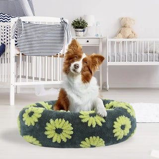 Anti-slip Bottom Cozy Round Pet Bed