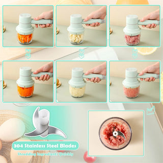 Portable Electric Food Processor Tool