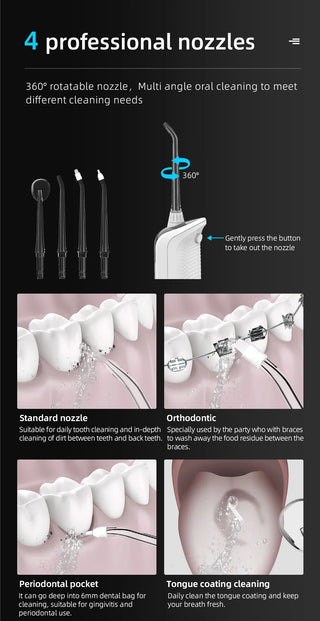 Oral Dental Irrigator Tooth Water Flosser