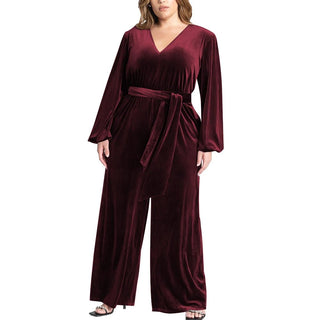 Women Long Sleeve Vintage Party Jumpsuit - Epictzar Intl.