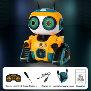 Smart Robot Interactive Robots 2.4G Remote Control Intelligent Induction Dance Music Robotic Toys for Children Birthday Gifts