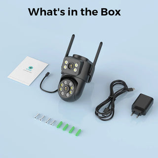 Dual Lens WiFi Surveillance Security Camera