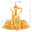 8pcs Gold
