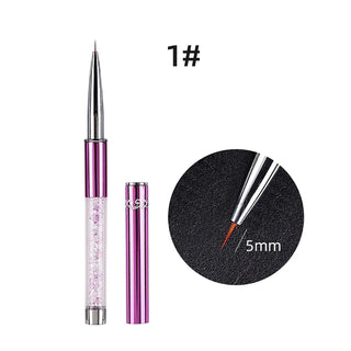 Line Nail Art Brush Manicure Tools Lines Stripe Flower Painting Drawing Liner Pen Nail brush