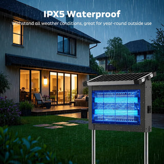 Outdoor Solar Powered Bug Zapper