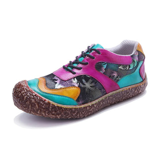 Genuine Leather Comfortable Floral Party Shoes
