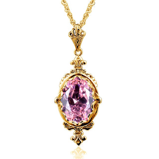 Trendy Garnet Vintage Wedding Pendant