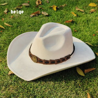 Wide Brim Fedora Felt Hat