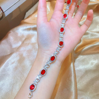 Luxury Ruby Diamond Chocker Necklace
