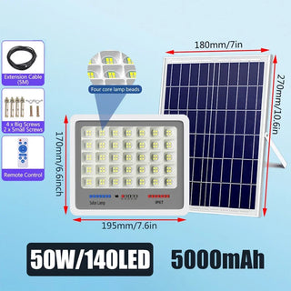 Sunlight Powered Solar Spotlight