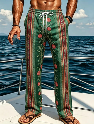 Exotic Printed Multi Pattern Loose Pants