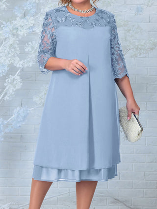 Plus Size Summer Dress Woman 2025 New Fashion Embroidery Patchwork Elegant Wedding Party Curvy Dresses