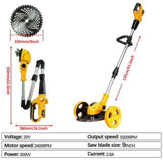 Brushless Electric Cordless Grass Trimmer