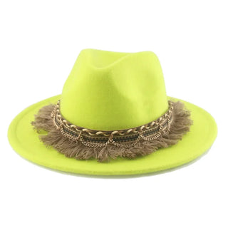 Luxury  Vintage Felted Fedora Hat