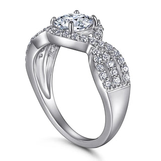 Genuine Vintage Diamond Moissanite Ring