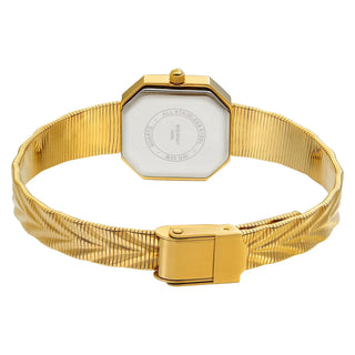 Ladies Luxury Golden Quartz Wristwatch